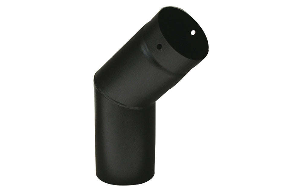 CURVA PORCELLANATA 45  ° STUFA LEGNA- Diam. 120- A.L.A- pezzi 1