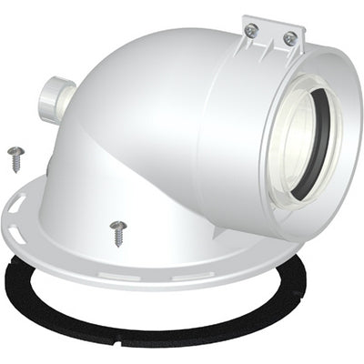 CURVA DI PARTENZA COASSIALE M/F DN 60/100 CP5- Diam. 60/100- STABI- pezzi 1