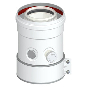 PARTENZA VERTICALE COASSIALE M/F DN 60/100 PV3- Diam. 60/100- STABI- pezzi 1