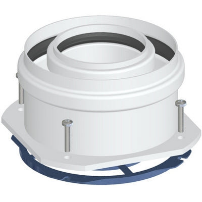 PARTENZA VERTICALE COASSIALE M/F DN 60/100 PV4- Diam. 60/100- STABI- pezzi 1