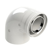 KIT CURVA 90  ° M-F COASSIALE PER CONDENSAZIONE- Diam. 60/100- STABI- pezzi 1