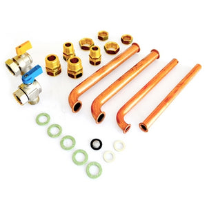 KIT RACCORDI 2 RUBINETTI  (GAS e FREDDA)- CHAFF- pezzi 1