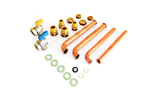 KIT RACCORDI 2 RUBINETTI  (GAS e FREDDA)- CHAFF- pezzi 1