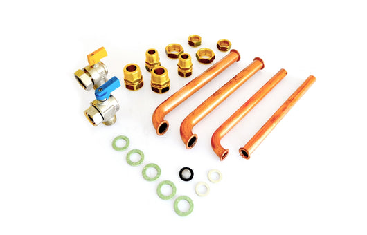 KIT RACCORDI 2 RUBINETTI  (GAS e FREDDA)- CHAFF- pezzi 1