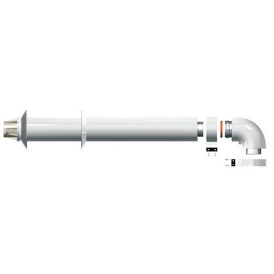 KIT SCARICO COASSIALE L. 1000 PER CALDAIE CHAFFOTEAUX- mm 1000- CHAFF- pezzi 1