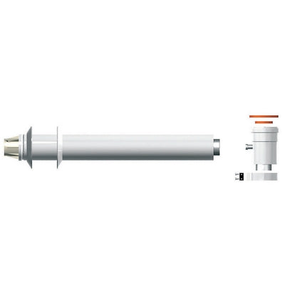 KIT SCARICO COASSIALE 60/100 PARTENZA VT L. 750- mm 750- CHAFF- pezzi 1