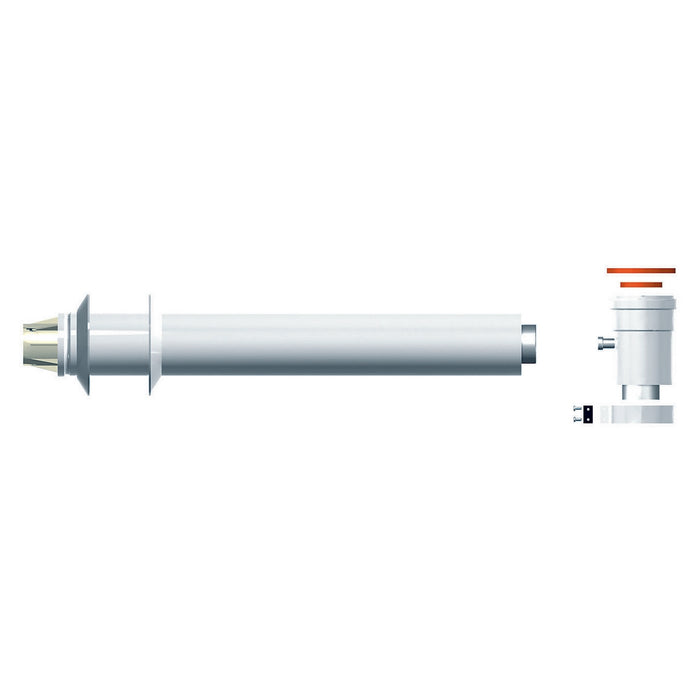 KIT SCARICO COASSIALE 60/100 PARTENZA VT L. 750- mm 750- CHAFF- pezzi 1