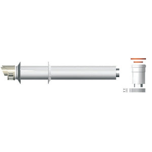 KIT SCARICO COASSIALE PARTENZA VT L.1000 PER CONDENSAZIONE- mm 1000- CHAFF- pezzi 1