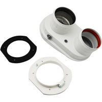 SDOPPIATORE 60/100 CON PRESE ANALISI COMBUSTIONE- 60/100 - 80/80- BOSC- pezzi 1