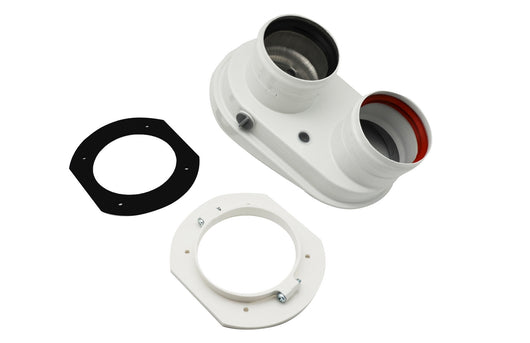 SDOPPIATORE 60/100 CON PRESE ANALISI COMBUSTIONE- 60/100 - 80/80- BOSC- pezzi 1