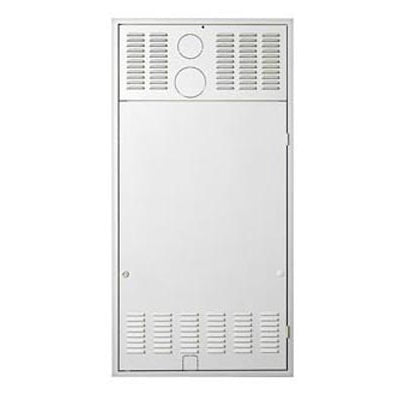 GUSCIO IN LAMIERA ZINCATA CON PORTA E CHIAVISTELLO- BOSC- pezzi 1