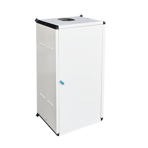 Copricaldaia New in lamiera preverniciata bianca 80x44x33,5 cm montaggio rapido DK