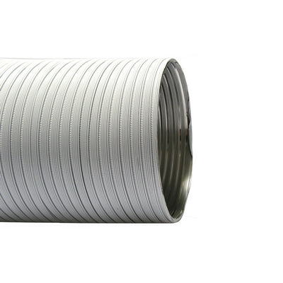 TUBO FLESSIBILE IN ALLUMINIO PREVERNICIATO LUNGHEZZA 3 MT- Diam. 80- DK- pezzi 1