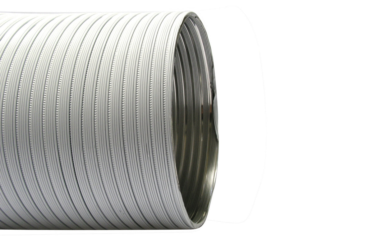 TUBO FLESSIBILE IN ALLUMINIO PREVERNICIATO LUNGHEZZA 3 MT- Diam. 120- DK- pezzi 1