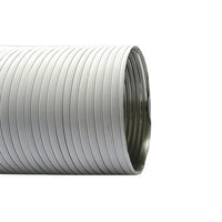 TUBO FLESSIBILE IN ALLUMINIO PREVERNICIATO LUNGHEZZA 3 MT- Diam. 130- DK- pezzi 1