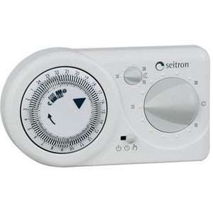 CRONOTERMOSTATO ELETTRONICO GIORNALIERO TEMPORA- Bianco- SEITR- pezzi 1