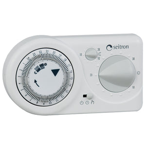 CRONOTERMOSTATO ELETTRONICO GIORNALIERO TEMPORA- Bianco- SEITR- pezzi 1