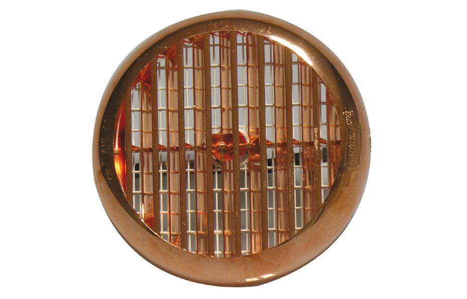 GRIGLIA DI AERAZIONE TONDA CON MOLLE IN RAME- Diam. 155- FIRST- pezzi 1