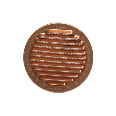 GRIGLIA DI AERAZIONE TONDA AD INCASSO IN RAME- Diam.145- FIRST- pezzi 1