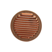 GRIGLIA DI AERAZIONE TONDA AD INCASSO IN RAME- Diam.145- FIRST- pezzi 1