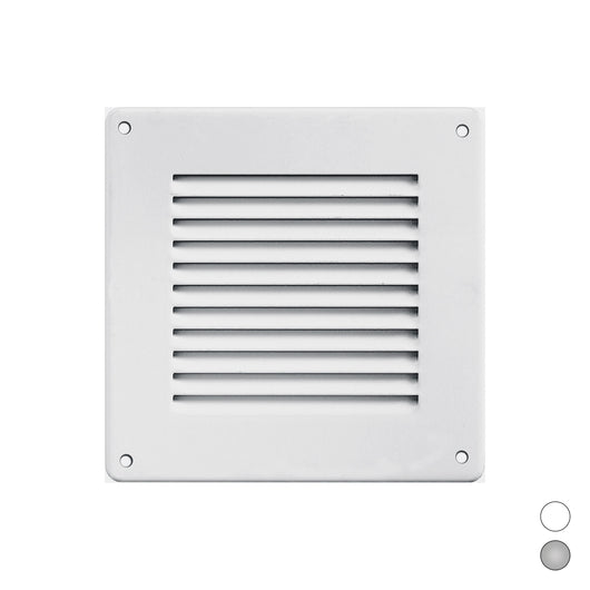 GRIGLIA IN METALLO DA SOVRAPPORRE CON RETE L. 140 X H. 140 MM- Alluminio Argento- FIRST- pezzi 1