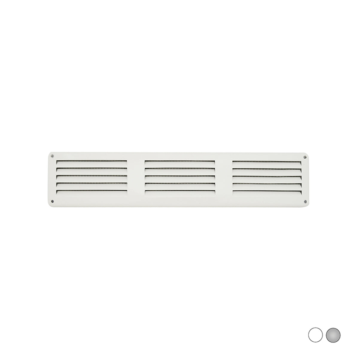 GRIGLIA DA SOVRAPPORRE IN METALLO CON RETE L. 300 X H. 60 MM- Bianco- FIRST- pezzi 1