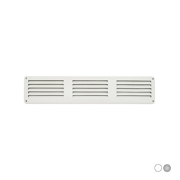 GRIGLIA DA SOVRAPPORRE IN METALLO CON RETE L. 300 X H. 60 MM- Bianco- FIRST- pezzi 1