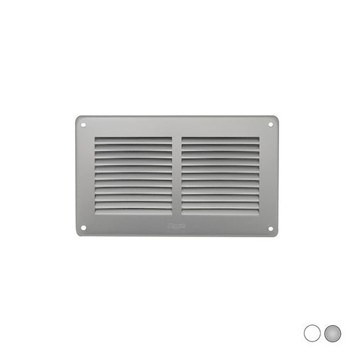 GRIGLIA DA SOVRAPPORRE IN METALLO CON RETE L.240 X H. 140 MM- Alluminio Argento- FIRST- pezzi 1