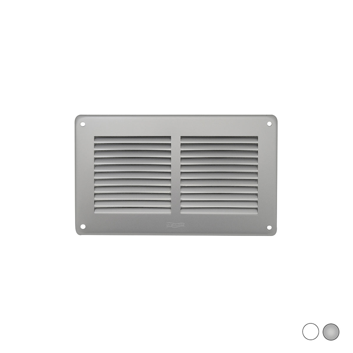 GRIGLIA DA SOVRAPPORRE IN METALLO CON RETE L.240 X H. 140 MM- Alluminio Argento- FIRST- pezzi 1