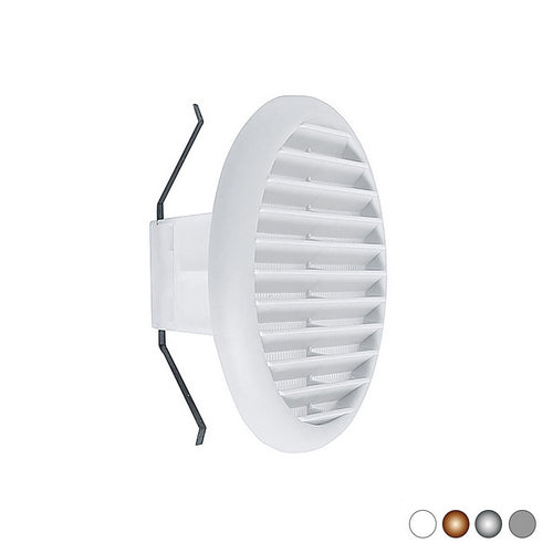 GRIGLIA TONDA IN MATERIALE TERMOPLASTICO CON MOLLE RECLINABILI A 90  °- Ramata Imb. 125-160 - D. 180- VECAM- pezzi 1