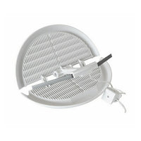 GRIGLIA PIEGHEVOLE IN PLASTICA- Bianco D. 140 mm- VECAM- pezzi 1