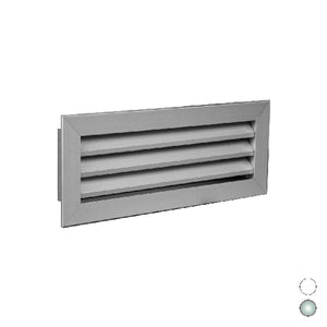 GRIGLIA DI RIPRESA AD ALETTE FISSE- All. anodizzato mm 400 x 200- BROF- pezzi 1