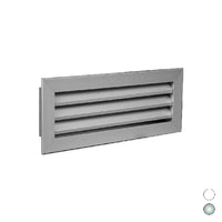 GRIGLIA DI RIPRESA AD ALETTE FISSE- All. anodizzato mm 400 x 300- BROF- pezzi 1