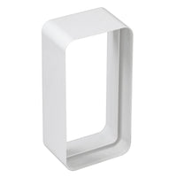 GIUNTO IN ABS PER TUBO DI AERAZIONE RETTANGOLARE- mm 120x60- FIRST- pezzi 1