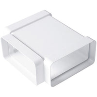 RACCORDO A T IN ABS PER TUBO RETTANGOLARE- mm 120x60- FIRST- pezzi 1