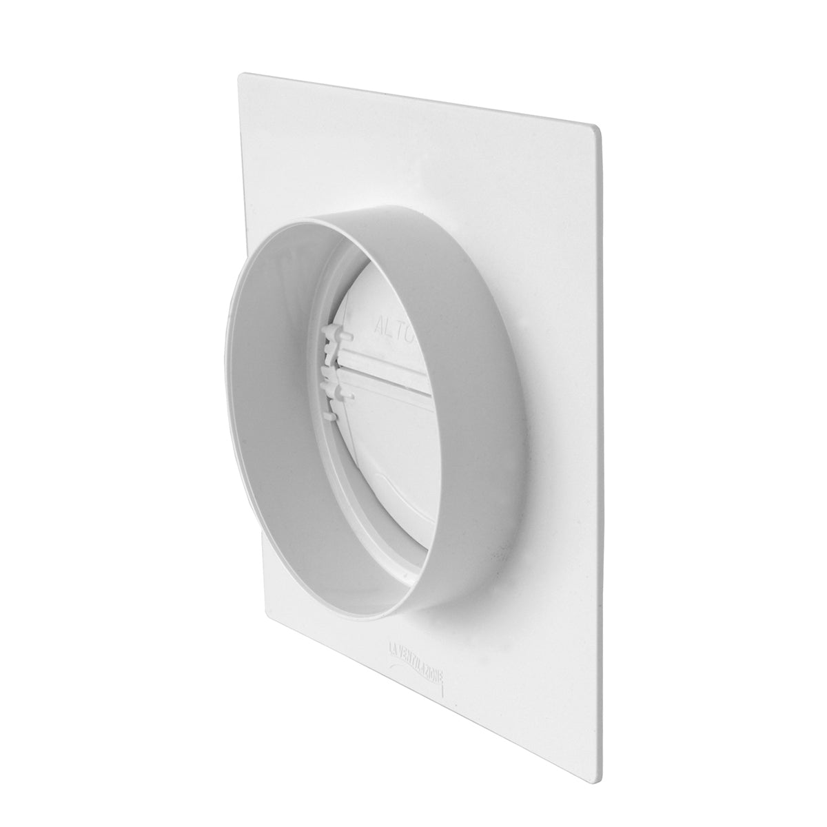 PLACCA PASSAGGIO A MURO TUBO TONDO- Diam. 125 mm- FIRST- pezzi 1