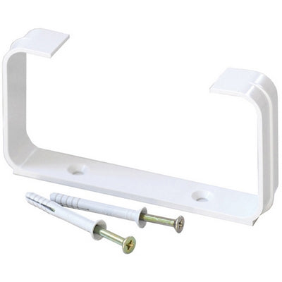 STAFFE FERMATUBO RETTANGOLARE CON VITI E TASSELLI- mm 120x60- FIRST- pezzi 1