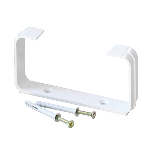 STAFFE FERMATUBO RETTANGOLARE CON VITI E TASSELLI- mm 120x60- FIRST- pezzi 1