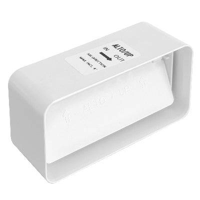 GIUNTO PER TUBI RETTANGOLARI IN ABS CON VALVOLA- mm 120x60- FIRST- pezzi 1