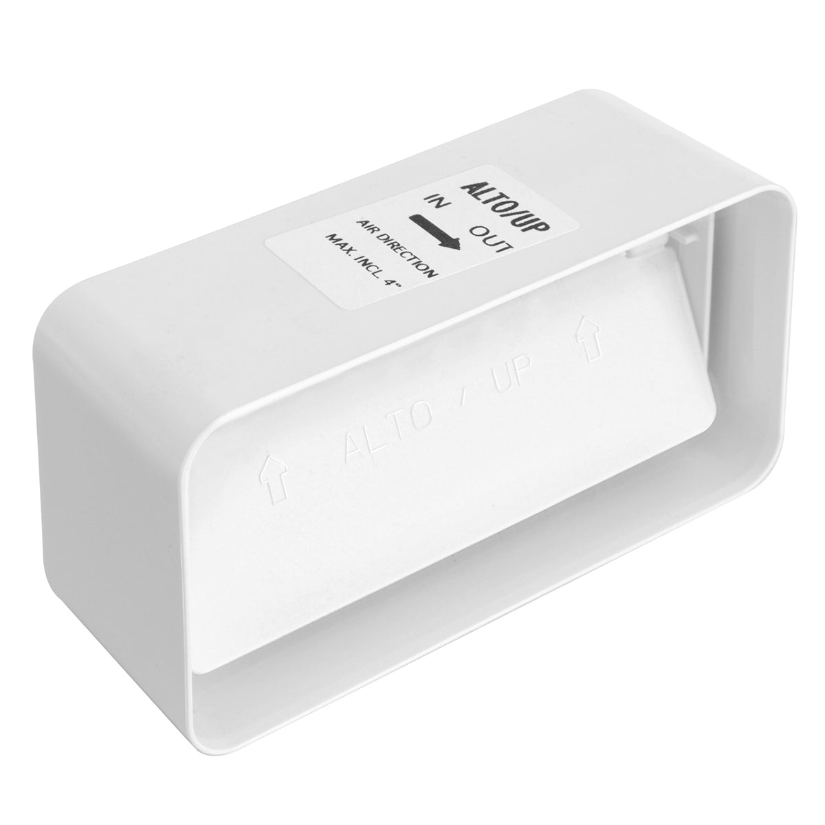 GIUNTO PER TUBI RETTANGOLARI IN ABS CON VALVOLA- mm 120x60- FIRST- pezzi 1