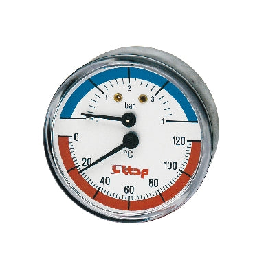 TERMOMANOMETRO ATTACCO POSTERIORE- 1/2- ITAP- pezzi 1