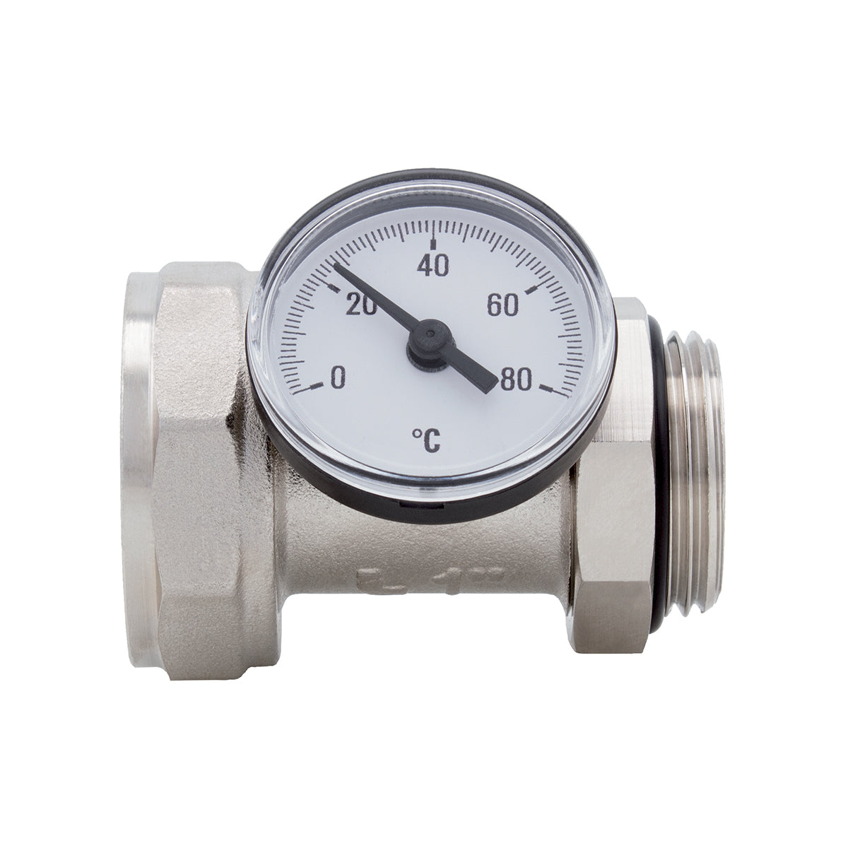 RACCORDO PORTATERMOMETRO ORIENTABILE CON TERMOMETRO- 1 DN 25 10bar/145psi- ITAP- pezzi 1