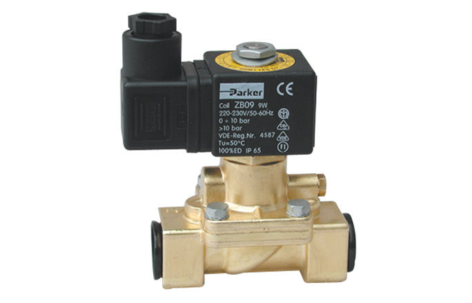 ELETTROVALVOLA PER ACQUA NORMALMENTE CHIUSA CON BOBINA- 1/2- PARKE- pezzi 1