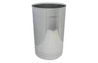 CANNA FUMARIA IN ACCIAIO - ELEMENTO LINEARE DA MT. 0,50- Diam. 130- DK- pezzi 1