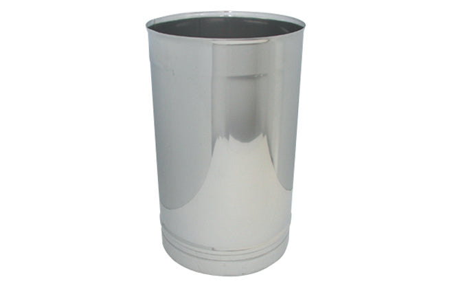 CANNA FUMARIA IN ACCIAIO - ELEMENTO LINEARE DA MT. 0,50- Diam. 160- DK- pezzi 1