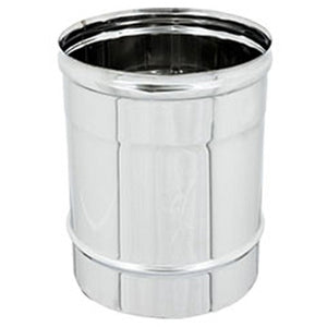 CANNA FUMARIA IN ACCIAIO - ELEMENTO LINEARE DA MT 0.25- Diam. 220- DK- pezzi 1