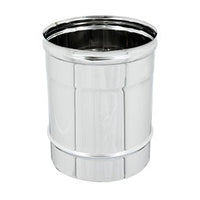 CANNA FUMARIA IN ACCIAIO - ELEMENTO LINEARE DA MT 0.25- Diam. 220- DK- pezzi 1