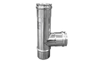 TEE ACCIAIO 90  ° PER CANNE FUMARIE FFM- Diam. 80- DK- pezzi 1