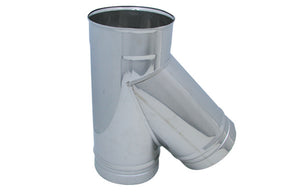 BRAGA IN ACCIAIO A 135  ° PER CANNE FUMARIE- Diam. 80- DK- pezzi 1