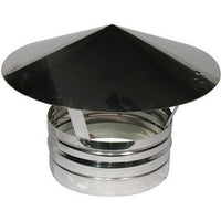 TERMINALE IN ACCIAIO PER CANNE FUMARIE- Diam. 080- DK- pezzi 1